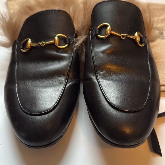 Gucci Princeton mules with Fur 40 - Picture 4 of 6